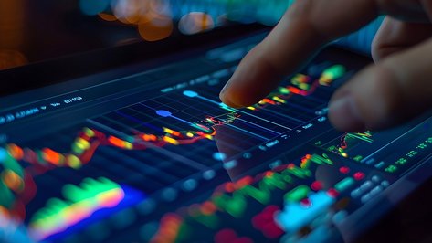 Digitale Steuerung mit Diagrammen zur Optimierung von Energieverbrauch und technischen Abläufen